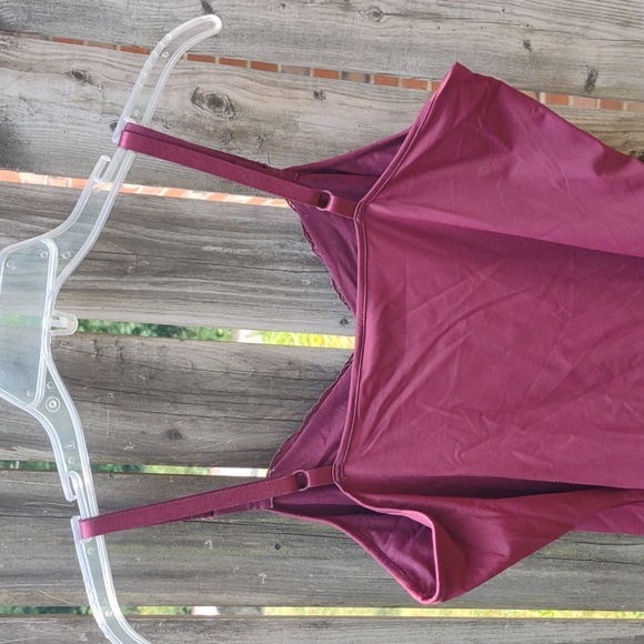 Ladies Raspberry Stretch Camisole - Picture 6 of 7
